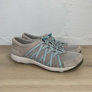 Dansko Honor Sporty Suede Sneakers Women's EU 40 US 9.5–10 Stone Low Top Comfort